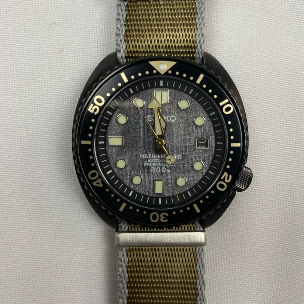 Seiko Turtle PVD custom design steel PVD coating